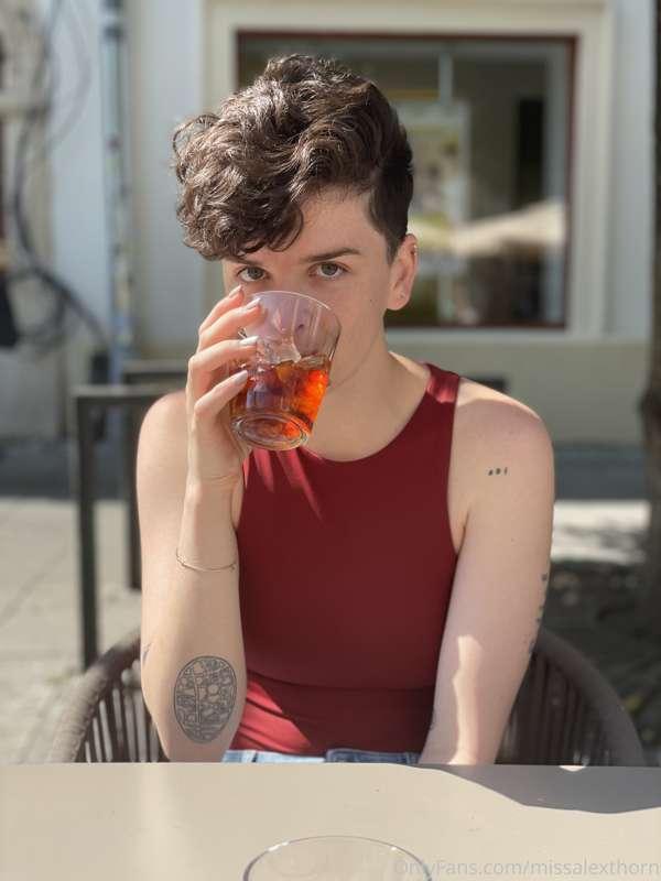 Started the day off with some breakfast and cold brew tonic ..