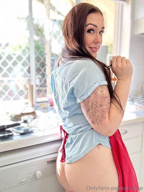 There's cake in the oven
