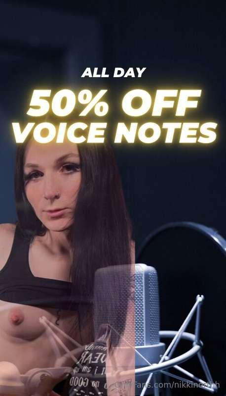 Morning sunshine☀️ ## ***50% OFF*** voice notes ‼️  … Let me..