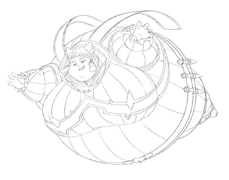 Nia Blimp (Lineart)