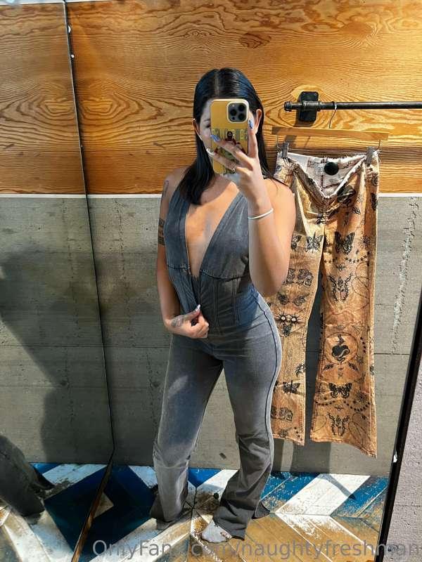 Look what I got shopping today babe, looks better unzipped t..