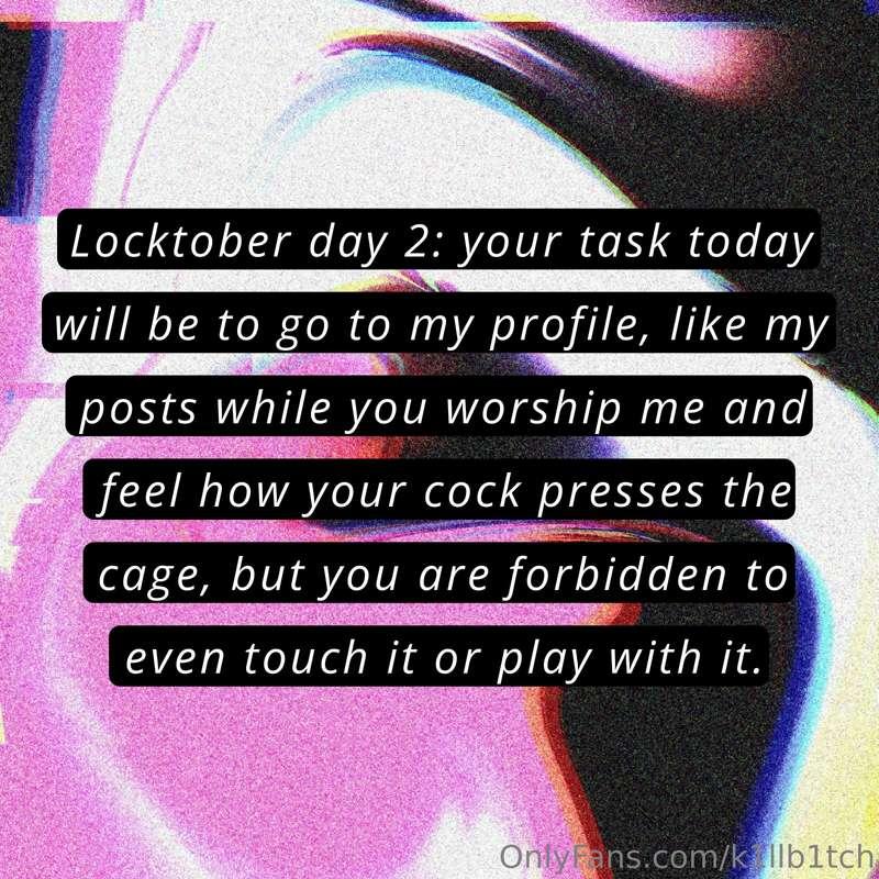 Task: Locktober day 2 🔐 