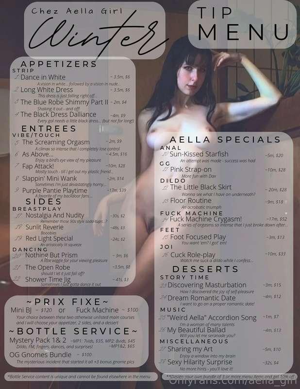 ❄️Winter Tip Menu❄️Feeling chilly this winter? I have some i..