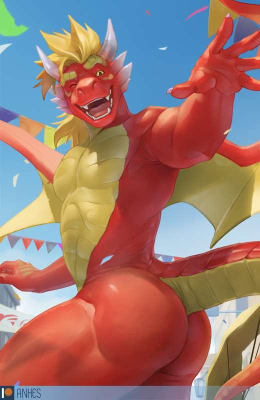 Dragon dancer (color preview)