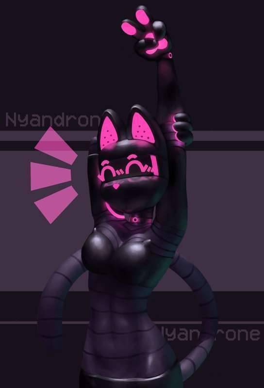 Nyandrone - TammyTammycat Comission + sketch