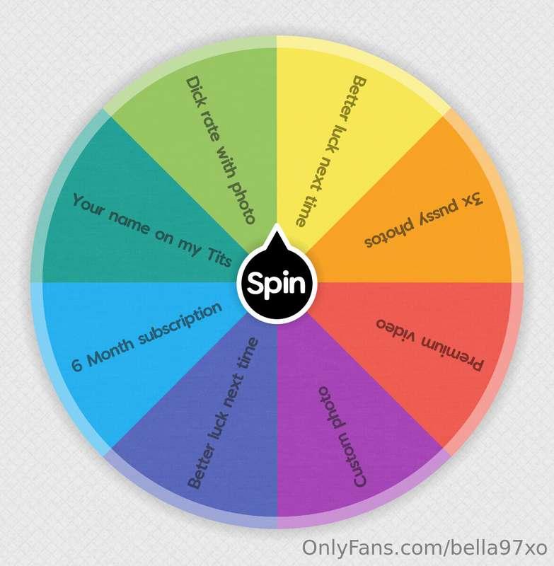 $10 for a spin or 2 for $15 DM me 😘