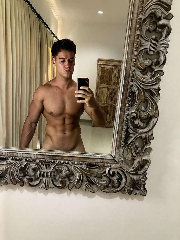 Fresh out of the shower. Maybe I will aim the camera lower n..