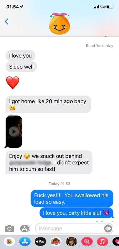 Just living up that hotwife life, while he is away at work 🍍..