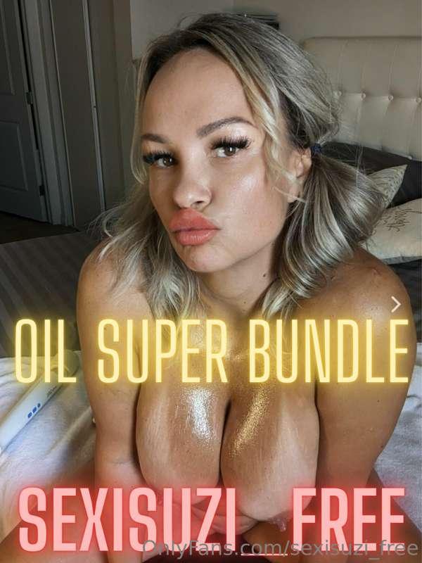 👅😜𝐎𝐈𝐋 𝐒𝐔𝐏𝐄𝐑 𝐁𝐔𝐍𝐃𝐋𝐄👅😜
Watch me OIL UP MY BODY 👅 AND FUCK MYSE..