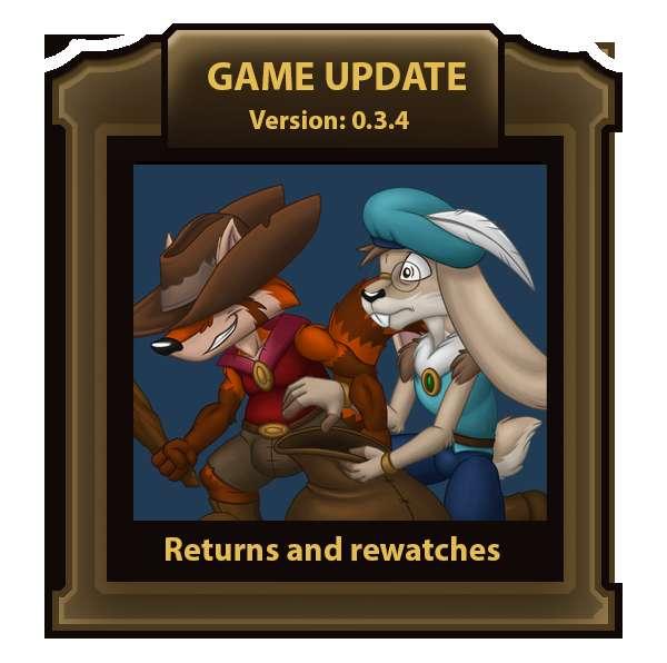 Game version 0.3.4 - Returns and rewatches!