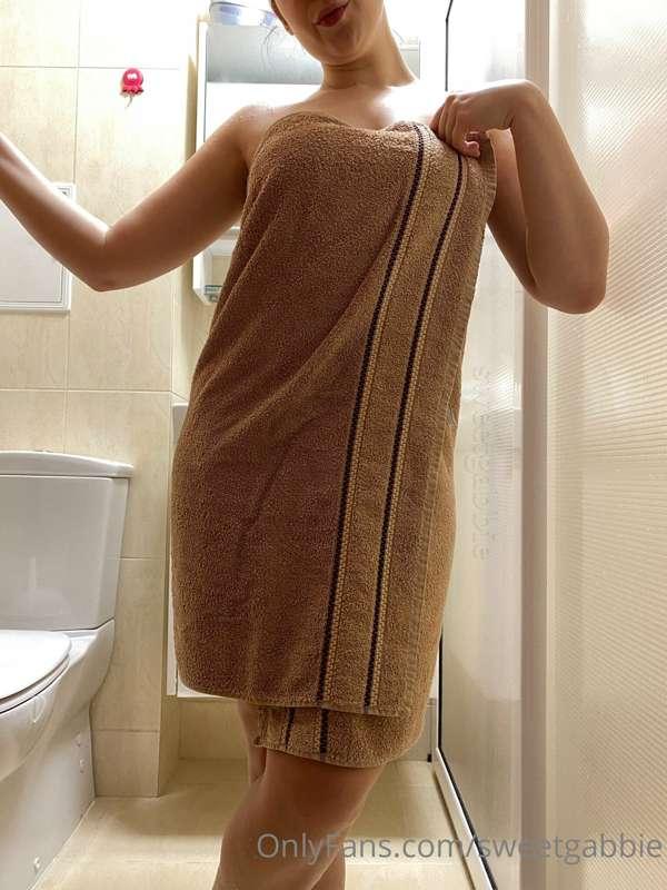 As soon as the towel drops down, something else will go stra..