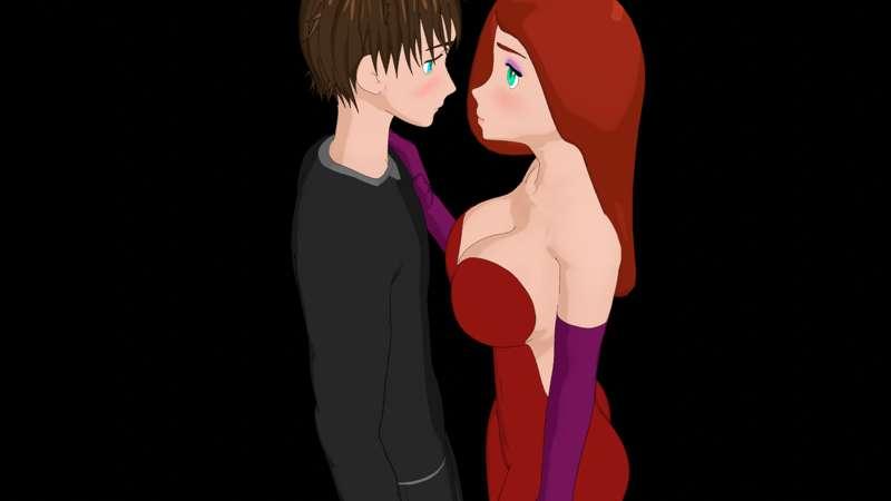 Julie Cosplaying as Jessica Rabbit (2/3)