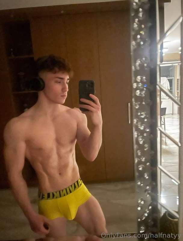 Serving up heat in just these briefs 🔥😈You’ve come this far…..