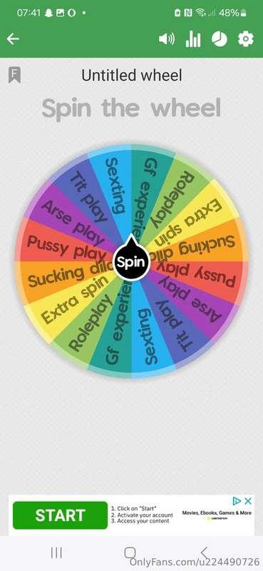 Oh baby cum spin my wheel. U will be rewarded mmmm $5 a spin..