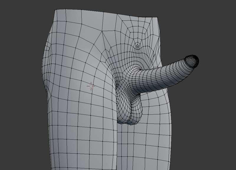 WIP - New Futanari Penis Mesh