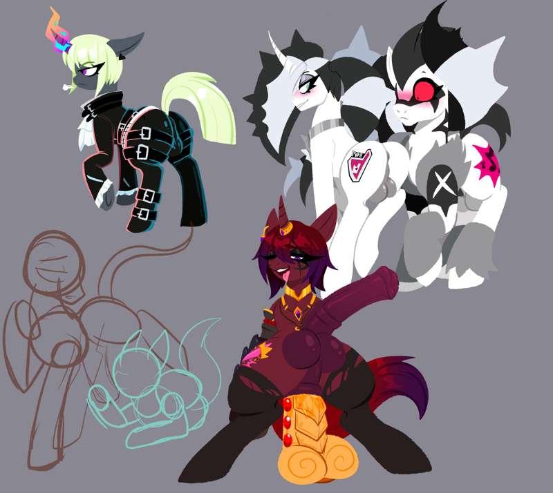 Ponified Husbandos WIP