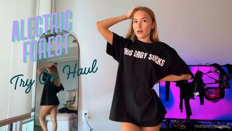 ELECTRIC FOREST TRY ON HAUL 🌲 this one is an onlyfans exclus..