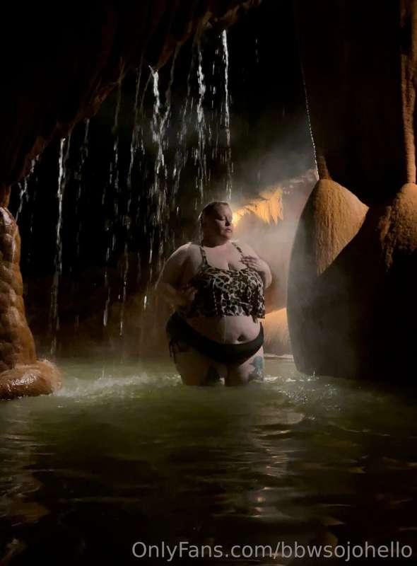 Went to the hot springs and loooooved getting wet
