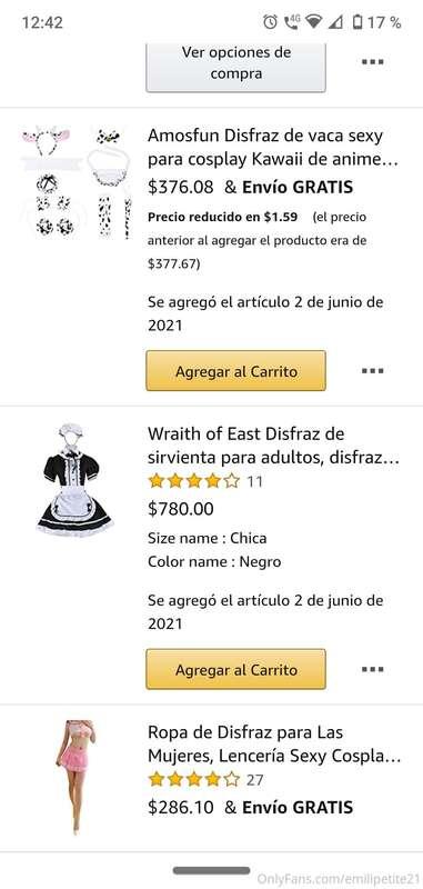 Ya vieron mi lista de deseos?, Cómprame algo del carrito y t..
