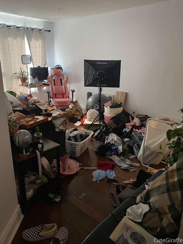 This was my living room a few weeks ago. I took everything o..