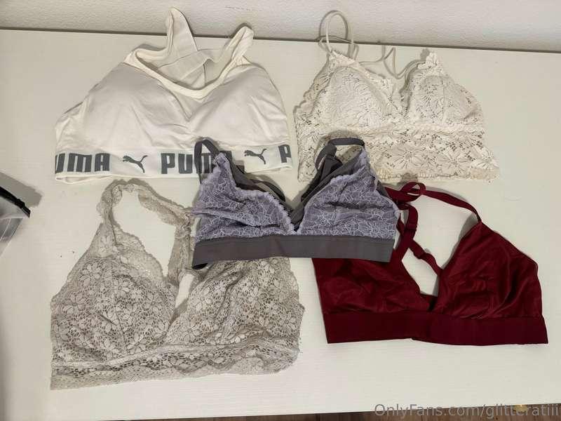 💗 Worn bras! 💗  $20 each! Or bundle deal!  Includes pics and..