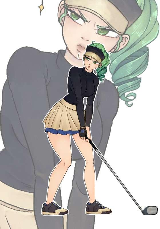 Flayn went golfing 