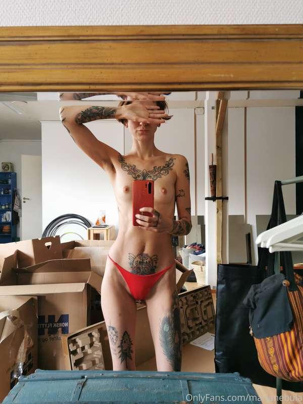 Baywatch panties in a sea of boxes