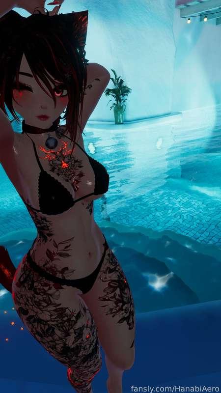 Want to jump in the pool with me?

🔴Live Now🔴 https://fansly.com/live/HanabiAero

| #fyp #vr #anime #hentai #lewdtuber #vtuber #hanabi #futa #live |