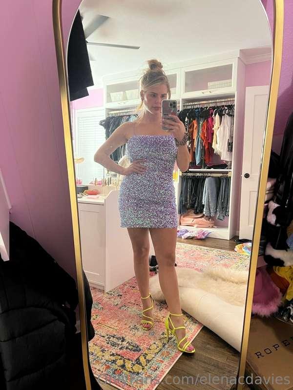 Would you prefer if I left this dress on your floor?
