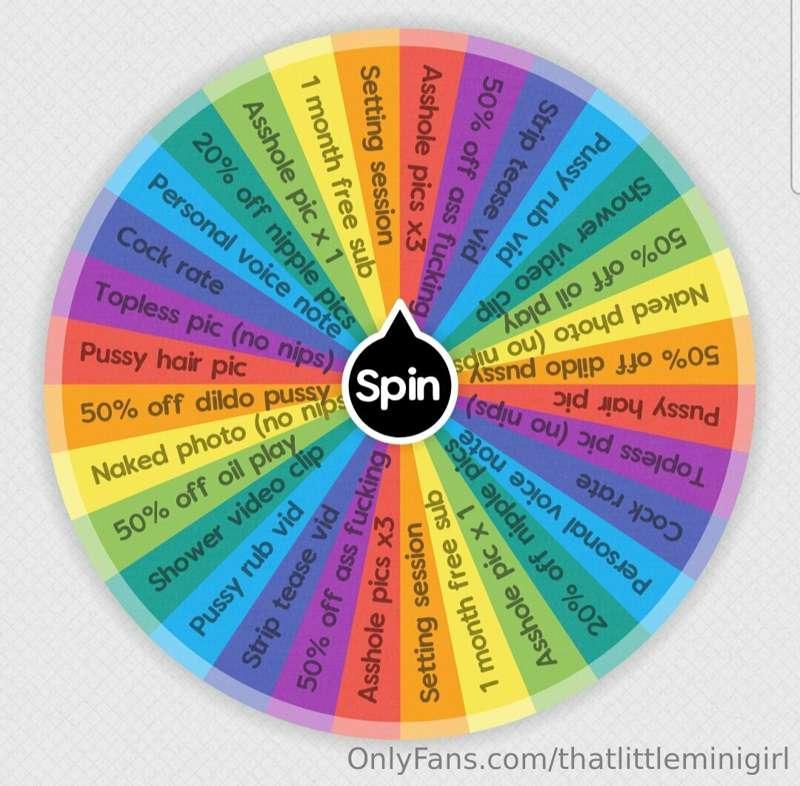 ***BRAND NEW!!*** 
**SPIN THE WHEEL GAME!** 🎲🎯

Updated priz..