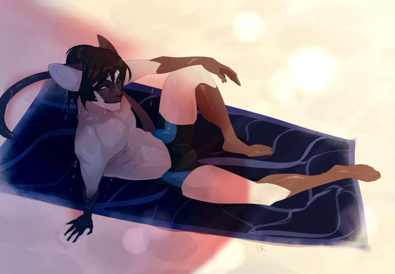 Celio's beach- Pinup