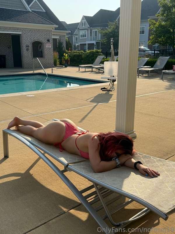 How many dicks do you think I get hard when I go to the pool..