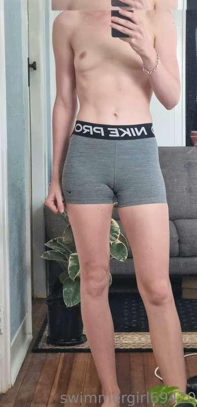 Ohhhh yes! New nike pro shorts! I'll just have to get better..