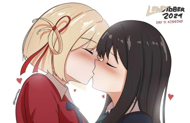Lewdtober Day 11! (Chisato x Takina)