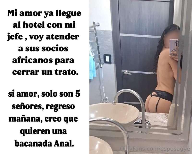 Se imaginan donde si me contratan un grupo de chicos negros,..