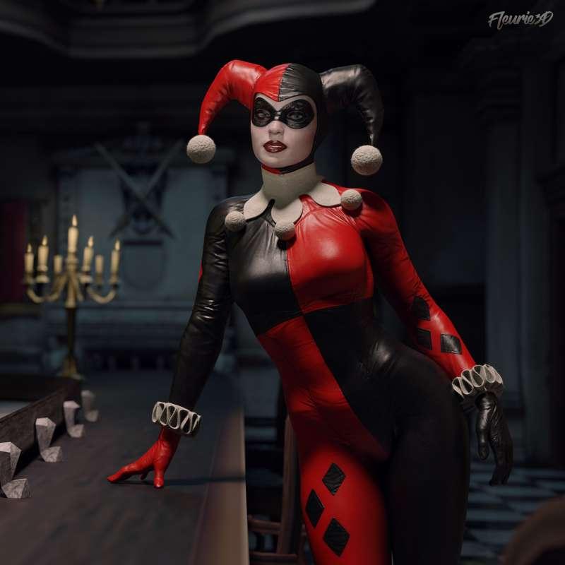 Harley Quinn (SFW+NSFW in square)