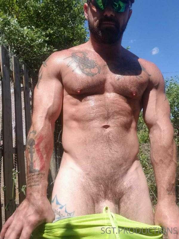 Just sent you all this full sweaty photo set. Check your DMs