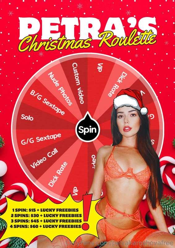 🎄 Spin & Sin Christmas Edition! 🎄✨ Naughty babes, it’s time ..