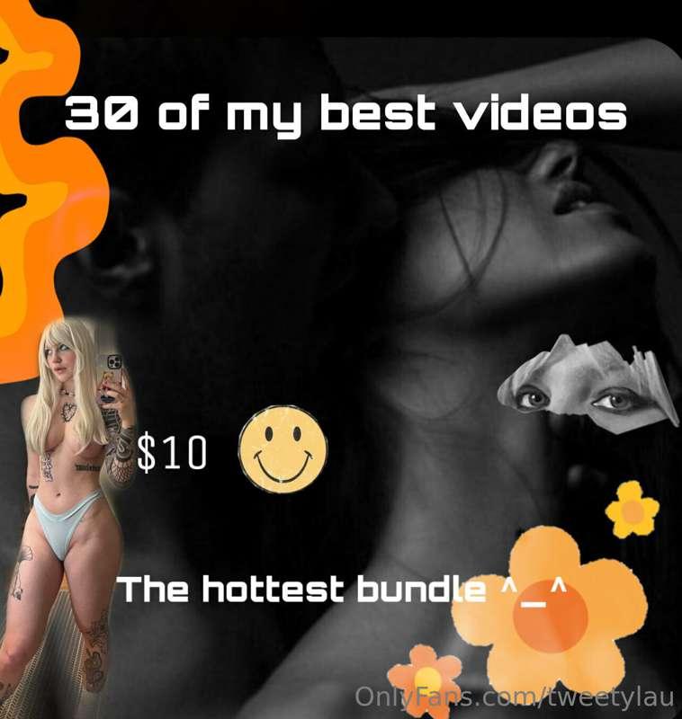 The HOTTEST bundle eva!!

30 OF MY BEST VIDEOS FOR ONLY $10 ..