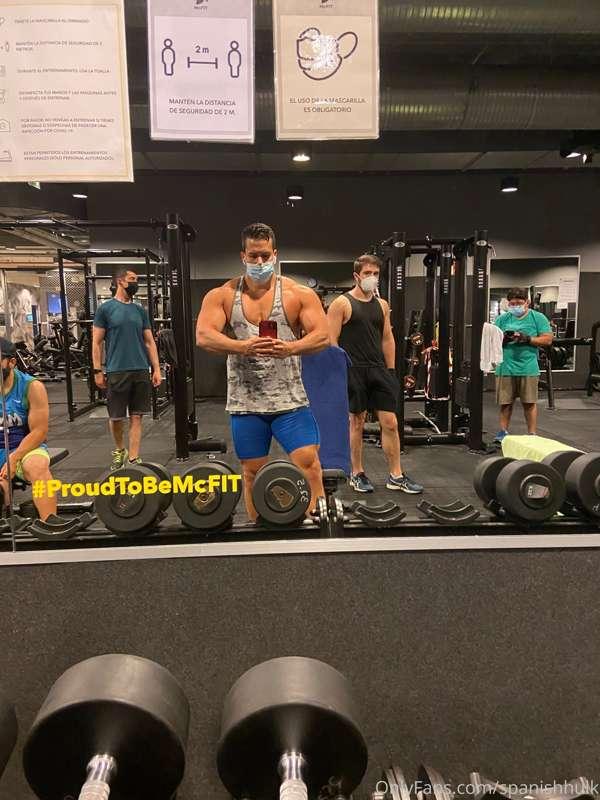 When you are so jacked you get used to guys lurking around....