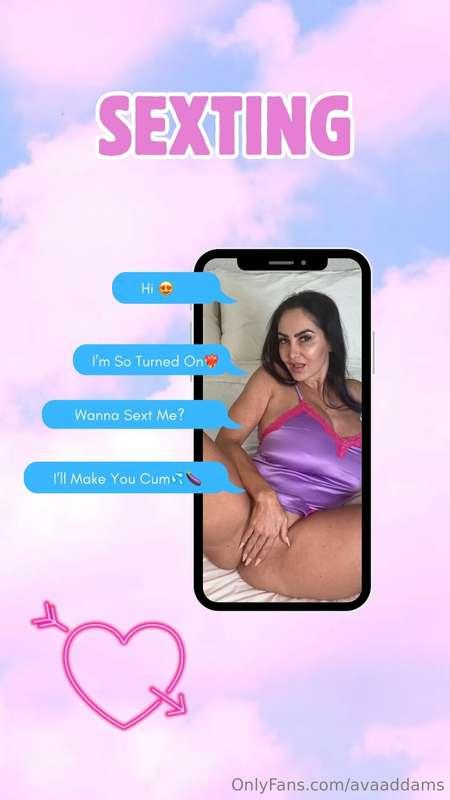 Think you can handle a sexting session with me? DM me and fi..