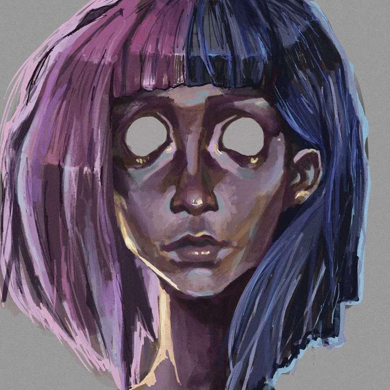 self-portrait 13/20
art style inspired by Arcane💙

#fyp #art #artist #drawing #anime