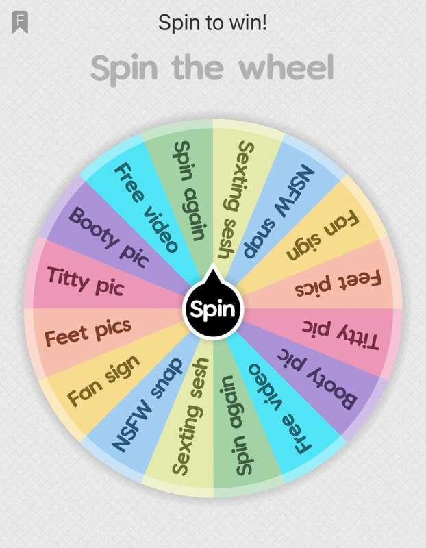 Tip $5 for 1 spin or $10 for 3 spins!

I will screen record ..