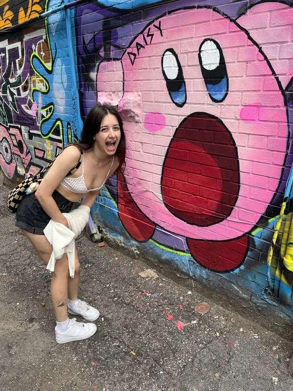 Let me go KIRBY on your cock 🔊   Suck and lick it up!
