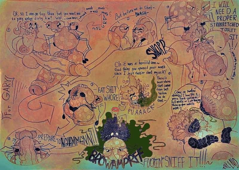 (SCAT AND FART WARNINGS) AU Spoop dirty comm