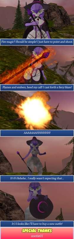 Black Mage Training: Fire [Non-Futa Version]