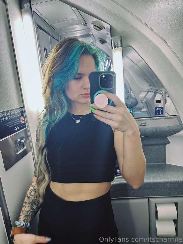 Catching flights not feelings! On my way to film some fetish..