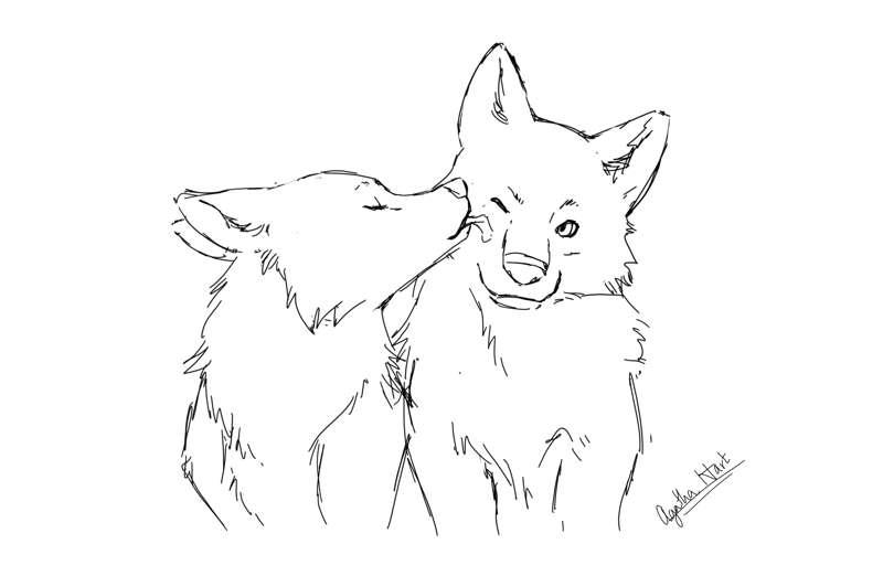 SFW Requests - Wolf Snuggles
