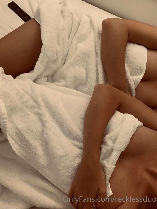 Just finished a long relaxing bath together 🥰 XoXo, Reckless..