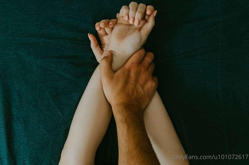 I pinned your wrists over your head with my hand and squeeze..